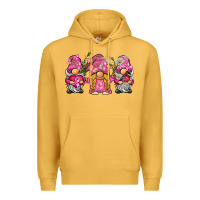 Mustard breast cancer gnome Premium Hoodie - BarkalooDesign