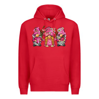 Red breast cancer gnome Premium Hoodie - BarkalooDesign