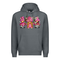Rock breast cancer gnome Premium Hoodie - BarkalooDesign