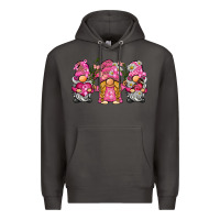 Smoke breast cancer gnome Premium Hoodie - BarkalooDesign