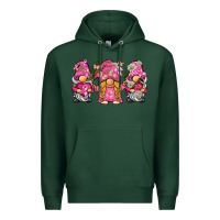 Sports Green breast cancer gnome Premium Hoodie - BarkalooDesign
