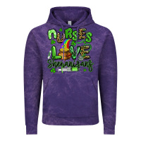 Cloud Purple nurses love shenanigans st patricks day Vintage Hoodie - Artiststas