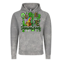Cloud Rock nurses love shenanigans st patricks day Vintage Hoodie - Artiststas