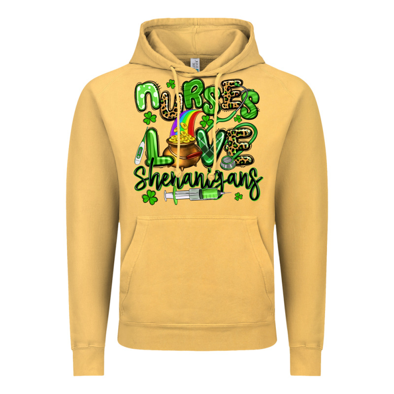 Nurses Love Shenanigans St Patricks Day Vintage Hoodie by Artiststas | Teevron