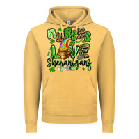 Vintage Mustard nurses love shenanigans st patricks day Vintage Hoodie - Artiststas