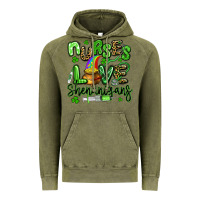 Vintage Olive nurses love shenanigans st patricks day Vintage Hoodie - Artiststas