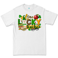 White one lucky teacher Premium Tee - FaDigitalArtStudio