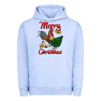 Pigment Grape Ice merry christmas chickens Urban Hoodie - RanaPortraitStore