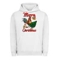 Pigment Lunar Rock merry christmas chickens Urban Hoodie - RanaPortraitStore