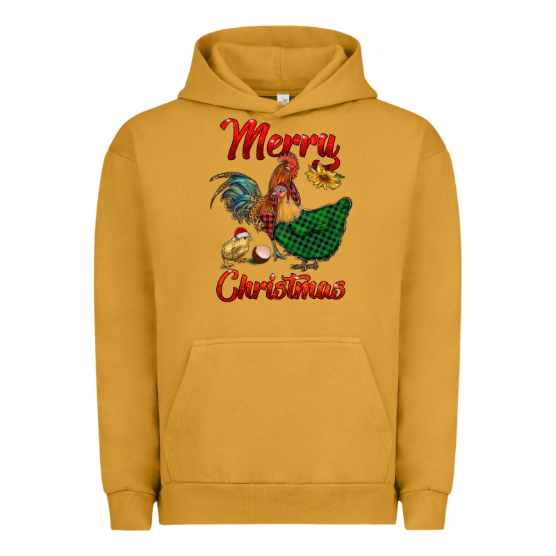 Merry Christmas Chickens Urban Hoodie by RanaPortraitStore | Teevron