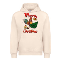 Sandshell merry christmas chickens Urban Hoodie - RanaPortraitStore