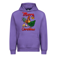 Tulip merry christmas chickens Urban Hoodie - RanaPortraitStore