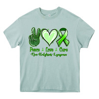 Arona Peace Love Cure Non Hodgkins Lympoma Heavy Core Tee - Jasminsmagicworld