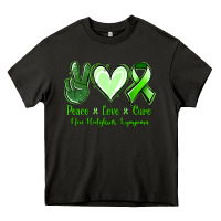 Asphalt Peace Love Cure Non Hodgkins Lympoma Heavy Core Tee - Jasminsmagicworld