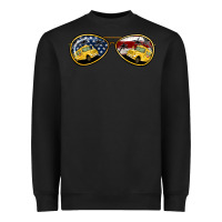 Black Bus Driver Sunglasses Heavyweight Sweatshirt - Jasminsmagicworld
