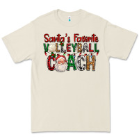 Bone Santa's Favorite Volleyball Coach For Christmas Premium Tee - FaDigitalArtStudio