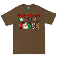 Cacao Santa's Favorite Volleyball Coach For Christmas Premium Tee - FaDigitalArtStudio