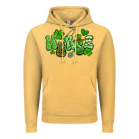 Vintage Mustard nurse st patrick's day Vintage Hoodie - Artiststas