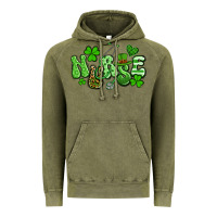 Vintage Olive nurse st patrick's day Vintage Hoodie - Artiststas
