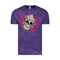 Cloud Purple Coffee is my Valentine Vintage Tee - CowhideDigitalArt
