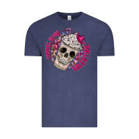 Vintage Denim Coffee is my Valentine Vintage Tee - CowhideDigitalArt