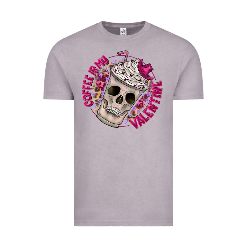 Coffee Is My Valentine Vintage Tee by CowhideDigitalArt | Teevron