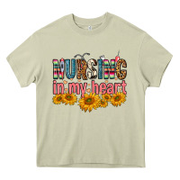 Mossy Nursing In My Heart Heavy Core Tee - FaDigitalArtStudio