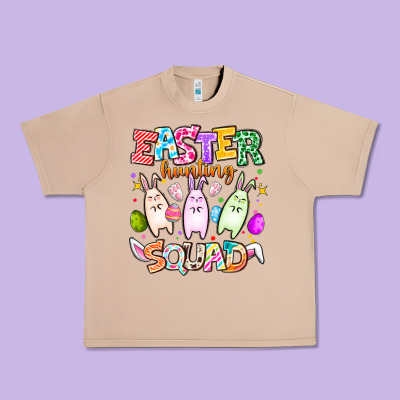 Easter Hunting Squad Urban Heavy Tee Designed By Cowhidedigitalart