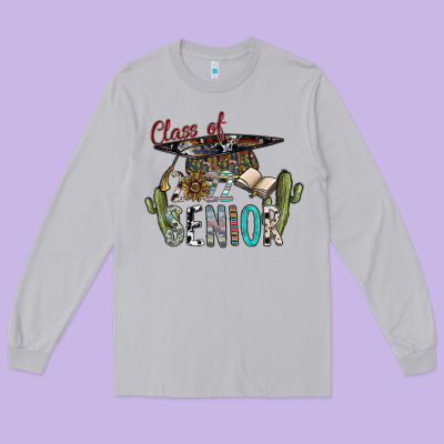 Class Of 2022 Senior Long Sleeve Tee Designed By Sublimationcraftshop
