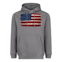 Storm Distressed American Flag Heavyweight Hoodie - Jasminsmagicworld