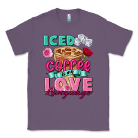 Lavender Iced Coffee is my love language Valentine's Day Classic Tee - FaDigitalArtStudio