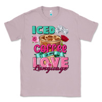 Lilac Iced Coffee is my love language Valentine's Day Classic Tee - FaDigitalArtStudio