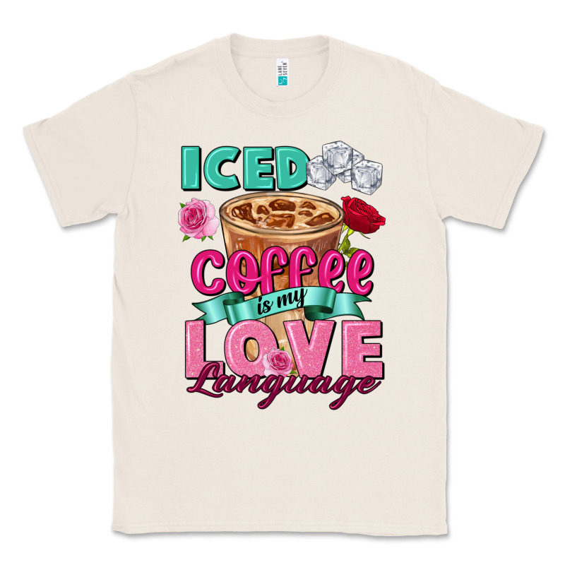 Iced Coffee Is My Love Language Valentine's Day Classic Tee by FaDigitalArtStudio | Teevron
