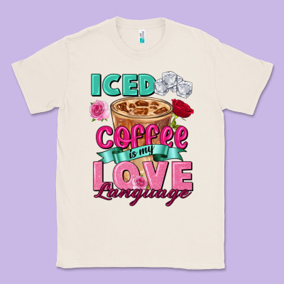 Iced Coffee Is My Love Language Valentine's Day Classic Tee Designed By Fadigitalartstudio
