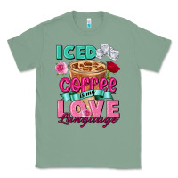 Sage Iced Coffee is my love language Valentine's Day Classic Tee - FaDigitalArtStudio