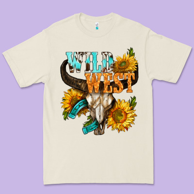 Western Wild West Rodeo Premium Tee Designed By Bundleandbundleshop