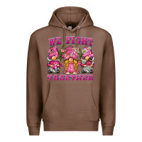 Chestnut we fight together breast cancer gnome Premium Hoodie - BarkalooDesign