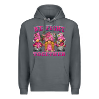 Rock we fight together breast cancer gnome Premium Hoodie - BarkalooDesign