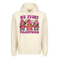 Sandshell we fight together breast cancer gnome Premium Hoodie - BarkalooDesign