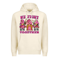 Tofu we fight together breast cancer gnome Premium Hoodie - BarkalooDesign