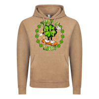 Happy Go Lucky Vintage Hoodie | Teevron