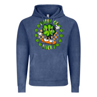 Vintage Denim happy go lucky Vintage Hoodie - Artiststas