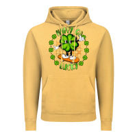 Vintage Mustard happy go lucky Vintage Hoodie - Artiststas