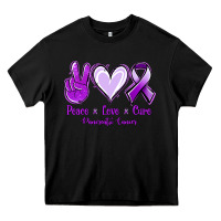 Black Pace Love Cure Pancreatic Cancer Heavy Core Tee - Jasminsmagicworld