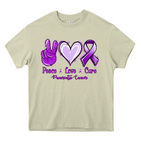 Mossy Pace Love Cure Pancreatic Cancer Heavy Core Tee - Jasminsmagicworld
