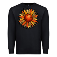 Black Basketball Sunflower Premium Sweatshirt - Jasminsmagicworld