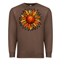 Chestnut Basketball Sunflower Premium Sweatshirt - Jasminsmagicworld