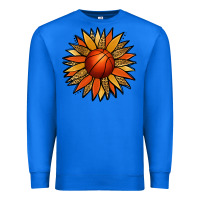 True Royal Basketball Sunflower Premium Sweatshirt - Jasminsmagicworld