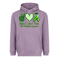 Lavender Peace Love Cure Non Hodgkins Lympoma Heavyweight Hoodie - Jasminsmagicworld