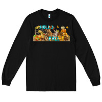 Black Hello Fall Rabbit Long Sleeve Tee - LillyAllenDesigns
